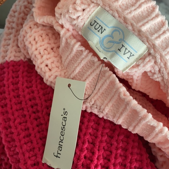 SALE - Francesca Pink Striped Sweater - Picture 8 of 8